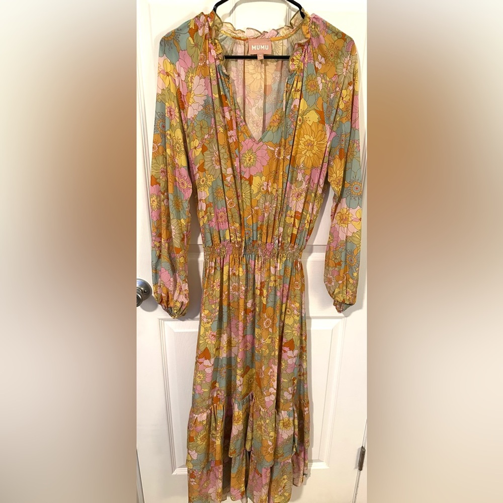 Show Me Your MuMu Floral Maxi Dress - Multicolor